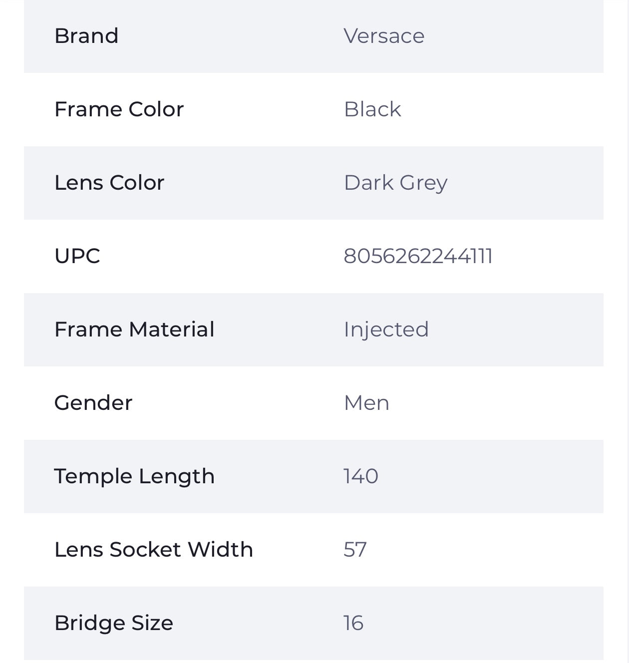 Men’s Versace Blk